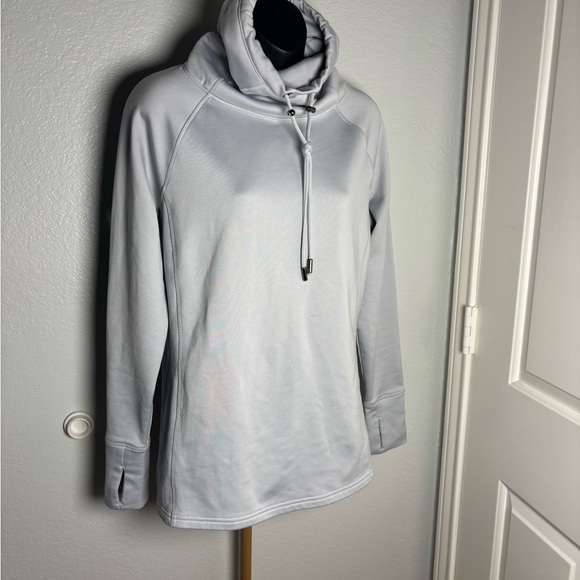 Athleta Sweaters - Athleta Soft Gray Cowl Neck Sweater